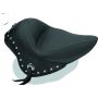 Mustang Motorcycle 76750 Mustang 11-13 Harley Blackline,12-17 Slim/Slim S Wide Stud Touring Solo Seat w/Studs - Black