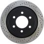 Stoptech 127.65135R Slotted & Drilled Sport Brake Rotor