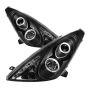 SPYDER 5011848 Projector Headlights - LED Halo - DRL - Black