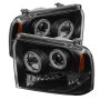 SPYDER 5078483 Projector Headlights - LED Halo - Black Smoke