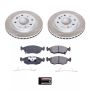 PowerStop SC6290 Semi-Coated Rotor and Low-Dust Ceramic Brake Pad Kit