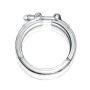 Stainless Works V Band SS T-Bolt Clamp only for 3in tubing only
