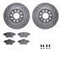 Dynamic Friction 7512-74055 Rotor Kit