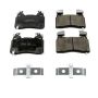 PowerStop 17-1474A PowerStop - Z17 Low-Dust Ceramic Brake Pads with Hardware