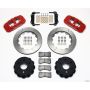 Wilwood 140-9838-R AERO4 RearTruck Kit 14.25in Red 1999-2010 GM 1500-SUV 2 Piston OE Caliper