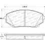 Stoptech 308.12580 Street Brake Pads