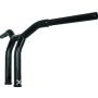 Burly Brand B12-6051B Dominator Raked Bar 10in - Gloss Black