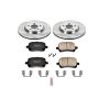 PowerStop KOE1614 OE Stock Replacement Low-Dust Ceramic Brake Pad and Rotor Kit
