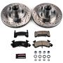 PowerStop K1485 Z23 Daily Driver Carbon-Fiber Ceramic Brake Pad and Drilled & Slotted Rotor Kit