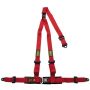 OMP RACING, INC. OMPDA0-0509-A01-071 Strada 3 Harness Black Bolt In Push Button Exit