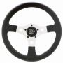 GRANT GRT762 Steering Wheel Formula GT 12in 5-Bolt Sil/Blk