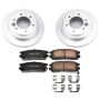PowerStop CRK5029 Genuine Geomet Coated Rotor and Low-Dust Ceramic Brake Pad Kit
