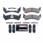 PowerStop Z23-667A PowerStop - Z23 Daily Driver Carbon-Fiber Ceramic Brake Pads with Hardware Kit