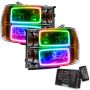 Oracle Lighting 7054-333 SMD Pre-Assembled Headlights, Square Ring Design, ColorSHIFT(tm) 2.0
