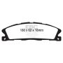 EBC Brakes DP21886 Greenstuff 2000 Series Sport Brake Pads