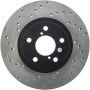 Stoptech 128.47012R Drilled Sport Brake Rotor
