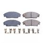 PowerStop 17-373 PowerStop - Z17 Low-Dust Ceramic Brake Pads with Hardware