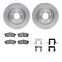 Dynamic Friction 6612-67027 Rotor Kit