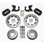Wilwood 140-3018-BD Forged Dynalite P/S Rear Kit Drilled Rotor Ford 8.8 w/2.5in Offset-5 Lug