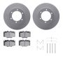 Dynamic Friction 4512-76157 Rotor Kit