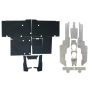 Design Engineering 902407 Heat Shield Complete Kit, RZR, 4-seat