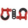 Borne Off-Road BNDR-RD Borne D-Ring Shackle Set Red