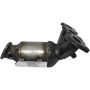 FORTLUFT 4401797 Front Passenger Side EPA (Federal) Direct-Fit Catalytic Converter for 07-09 Hyundai Santa Fe, 07-12 Veracruz