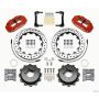 Wilwood 140-12871-DR Narrow Superlite 4R Rear Kit 12.88in Drilled Red 2012-Up Toyota / Scion FRS w/Lines