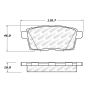 StopTech 07-15 Mazda CX-5/CX-7/CX-9 Street Brake Pads w/Hardware - Rear