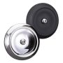 S&S Cycle 170-0119 Dished Bobber Air Cleaner Cover w/ Machined Highlights  - Chrome