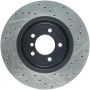 Stoptech 127.34052R 06-08 BMW Z4 / 00-07 330 Series (E46/E90) Slotted & Drilled Right Front Rotor