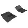 3D MAXpider 2014-2020 Chevrolet Silverado Double Cab/Crew Cab Kagu 1st Row Floormat - Black