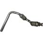 FORTLUFT 4401575 Front Passenger Side EPA (Federal) Direct-Fit Catalytic Converter for 07-11 Jeep Wrangler