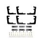 Westin 22-2245 19 Ram 1500 Quad/Crew Cab (Ex. Classic) Premier Oval Nerf Step Bar Mount Kit - Black