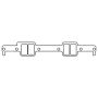 Cometic Gasket C15015-060 Cometic GM LT1/LT4 Gen-2 Small Block V8 .060in KF Intake Manifold Gasket Set-2.085in x 1.560in Ports
