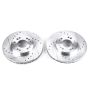 PowerStop JBR583XPR PowerStop Evolution Performance Drilled, Slotted & Plated Brake Rotor Pair