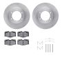 Dynamic Friction 6412-76017 Rotor Kit