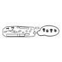 All Balls Racing 26-1511 05-07 Beta RR 4T 250 Carburetor Mid Body/Jet Block Gasket Kit