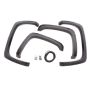 Lund 19-21 GM Silverado/Sierra RX-Flat Smooth Elite Series Fender Flares w/Black Bolts - Black 4pc