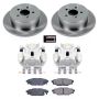 PowerStop KCOE4632 OE Stock Replacement Low-Dust Ceramic Brake Pad, Rotor and Caliper Kit