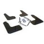 Rally Armor 17-19 Honda Civic Sport Touring UR Black Mud Flap w/ Blue Logo
