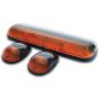 Pacer Performance 20-240 Amber Hi-5 Cab Roof Light Kit, 02-07 GM Style