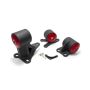Innovative 92-95 Civic B/D Series Black Steel Mounts 85A Bushings (Auto to Manual Cable 2 Bolt)