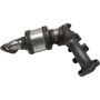 FORTLUFT 4401810 Front Passenger Side EPA (Federal) Direct-Fit Catalytic Converter for 05-09 Hyundai Tucson, 05-09 Kia Sportage