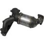 FORTLUFT 4401646 Front EPA (Federal) Direct-Fit Catalytic Converter for 96-00 Honda Civic, 96-97 Honda Del Sol