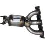 FORTLUFT 4401722 Rear EPA (Federal) Direct-Fit Catalytic Converter for 07-12 Volvo XC90