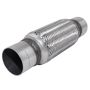 FORTLUFT 4401090 Exhaust Flex Connector with Extension Pipes 2.50''x8.00''x12.00'' Stainless Steel