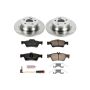 PowerStop KOE5320 OE Stock Replacement Low-Dust Ceramic Brake Pad and Rotor Kit