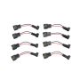 Edelbrock 15904 Adapter Fuel Injector Uscar to Minitimer Set of 8