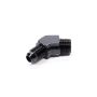 FRAGOLA FRG482368-BL 45 Deg Adapter Fitting #6 x 1/2 MPT Black